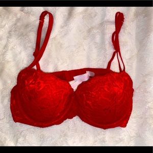 Red PINK 34C bra